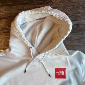 Men’s White The North Face Hoodie - Large